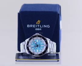 Thumbnail von Breitling Superocean 44 44mm Automatic Stahl Blue rubber Diver Top B+P