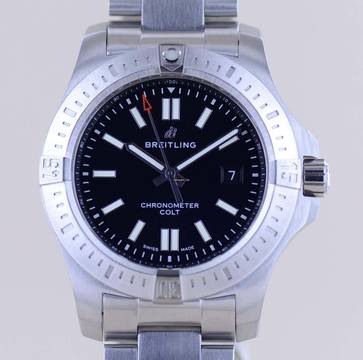 Breitling Chronomat Colt 44 Automatic Stahl black Diver 44mm Full-Set Taucheruhr