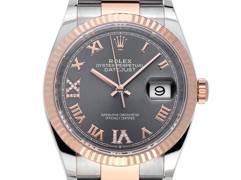 Rolex Datejust 36 Ref.126231 2022 Full Set wie Neu Datejust Diamanten