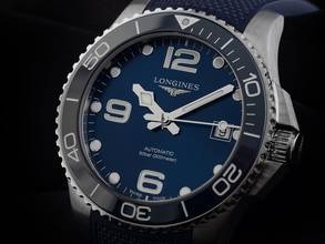 Thumbnail von Longines HydroConquest Hydro Conquest Ref. L3.781.4.96.9 Bj.2026 Full Set Ungetragen Hydro Conquest Faltschließe
