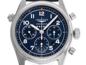 Thumbnail von Longines Spirit Chronograph Ref.L3.820.4.93.0 Bj.2026 Full Set Ungetragen Spirit