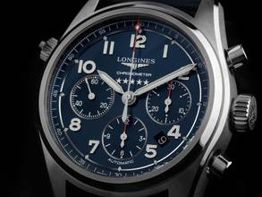 Thumbnail von Longines Spirit Chronograph Ref.L3.820.4.93.0 Bj.2026 Full Set Ungetragen Spirit