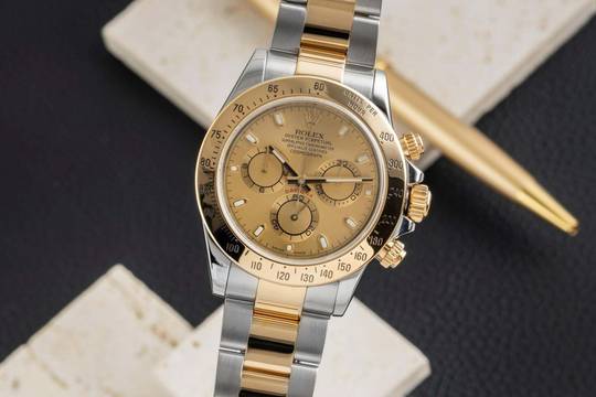Rolex Daytona Chronograph Stahl / Gold Automatik Herren Ref. 116523 B&P 2011