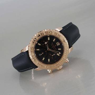 Blancpain Air Command Flyback Chronograph Ltd Edition (100 Stück weltweit) 18k Rosegold Ø 40 mm neues Armband neuwertiger Zustand