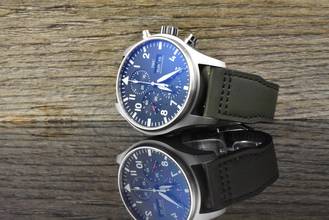 Thumbnail von IWC Fliegeruhr Chronograph Pilot Chronograph IW377709 Black Dial unpoliert Full Set