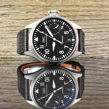 IWC Große Fliegeruhr Big Pilot IW500401 Black Dial Automatik - Zertifikat 2009