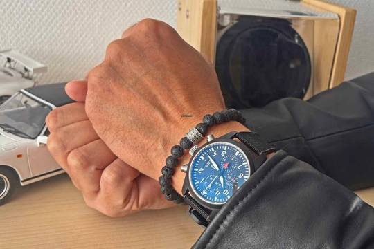 IWC Fliegeruhr Chronograph Top Gun Pilots Double Chronograph IW379901 mit neuem Service