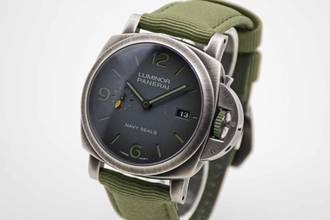 Thumbnail von Panerai Luminor Marina Navy Seals PAM01412 44 mm Limited Edition Garantie bis 2031
