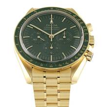 Omega Speedmaster Professional Moonwatch Moonshine Gold Grün 18K