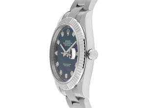 Thumbnail von Rolex Datejust 41 Ref.126334 Bj.2021 Full Set wie Neu Datejust Blau Diamanten Stahl 18kt Weißgold