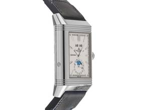 Thumbnail von Jaeger-LeCoultre Reverso Duoface Tribute Duoface Calender Mondphase Ref.Q3918420 Bj.2026 Full Set Ungetragen Reverso Tribute Duoface Calender Mondphase Leder Faltschließe