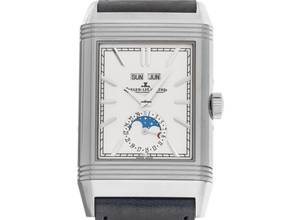 Thumbnail von Jaeger-LeCoultre Reverso Duoface Tribute Duoface Calender Mondphase Ref.Q3918420 Bj.2026 Full Set Ungetragen Reverso Tribute Duoface Calender Mondphase Leder Faltschließe