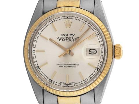 Rolex Datejust 36 Ref.16013 1987 Box&Beschreibung sehr gut Vintage Datejust open 6/9