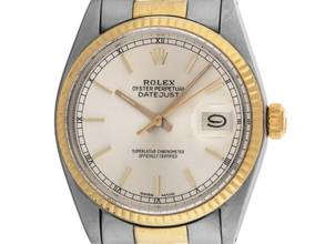 Thumbnail von Rolex Datejust 36 Ref.16013 1987 Box&Beschreibung sehr gut Vintage Datejust open 6/9