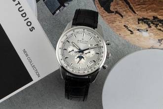 Thumbnail von Zenith El Primero 410 Chronograph Automatik Ref. 03.2091.410/01.C494 B&P 2019