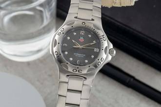  TAG Heuer Kirium Professional Edelstahl Datum Herrenuhr Ref. WL1111 Klassiker 