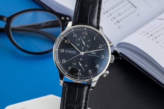  IWC Portugieser Chronograph Stahl Automatik Herrenuhr Ref. IW371447 
