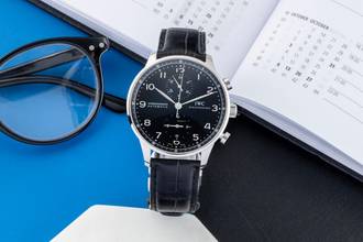 Thumbnail von IWC Portugieser Chronograph Stahl Automatik Herrenuhr Ref. IW371447