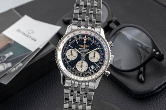 Thumbnail von Breitling Navitimer Chronograph Blue Dial Herrenuhr Automatik Ref. A23322