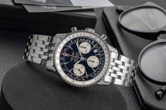 Thumbnail von Breitling Navitimer Chronograph Blue Dial Herrenuhr Automatik Ref. A23322
