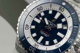 Thumbnail von Breitling Superocean Stahl Automatik Herrenuhr Ref. A17378E71C1A1 B&P NEW