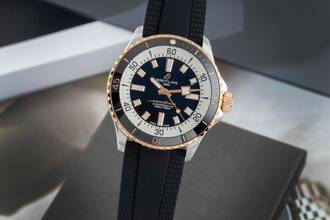 Thumbnail von Breitling Superocean Stahl / Gold Automatik Herrenuhr Ref. U17375211B1S1 B&P New