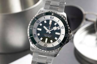 Thumbnail von Breitling Superocean 44 Automatic 44 Green Herrenuhr Ref A17376A31L1A1