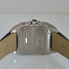 Thumbnail von Cartier Santos 100 Medium 33MM W20106X8 Silbernes Zifferblatt Komplettset Wie NEU