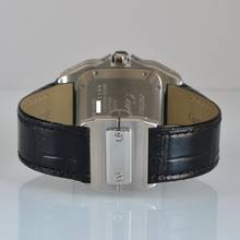 Thumbnail von Cartier Santos 100 Medium 33MM W20106X8 Silbernes Zifferblatt Komplettset Wie NEU