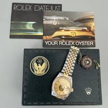 Thumbnail von Rolex Datejust 36 16013 by UAE Quraysh Hawk of Dubai dial Full Set 1984