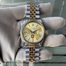 Thumbnail von Rolex Datejust 36 16013 by UAE Quraysh Hawk of Abu Dhabi dial Full Set 1983