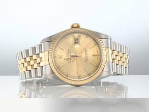 Thumbnail von Rolex Datejust 36 36mm 16233 2000 Edelstahl Gelbgold 750 Automatik Stahl Gold