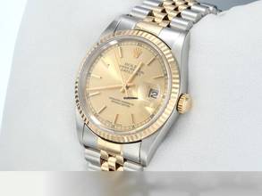 Thumbnail von Rolex Datejust 36 36mm 16233 2000 Edelstahl Gelbgold 750 Automatik Stahl Gold