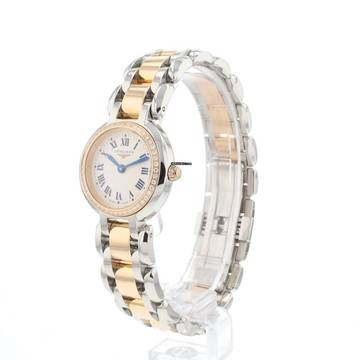  Longines PrimaLuna Steel / Rosegold Diamonds Roman Dial NEW 