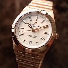 Thumbnail von Breitling Chronomat 36 Automatic 36MM Rose Gold Silver Dial NEW
