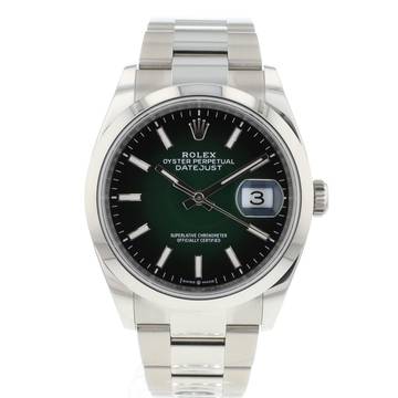 Rolex Datejust 36 Oyster Ombre Green Dial NEW '26