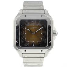 Thumbnail von Cartier Santos Large Automatic Brown Dial