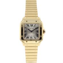 Thumbnail von Cartier Santos Small Yellow Gold Silver Dial NEW '26