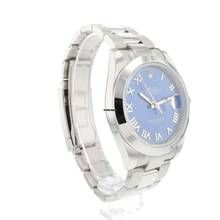 Thumbnail von Rolex Datejust 41 Steel Oyster Azzurro Blue Roman Dial NEW 2025
