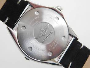 Thumbnail von Breitling Callisto 34 mm Stahl Gold Herrenuhr im Top Zustand mit neuem Lederband