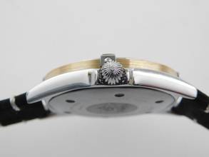 Thumbnail von Breitling Callisto 34 mm Stahl Gold Herrenuhr im Top Zustand mit neuem Lederband
