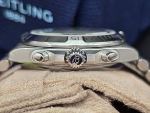 Thumbnail von Breitling Chronomat 42 B01 42mm AB0158101A1A1 Chronograph 'Panda' Unworn/New Condition Full Set 6-2026