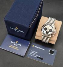Thumbnail von Breitling Chronomat 42 B01 42mm AB0158101A1A1 Chronograph 'Panda' Unworn/New Condition Full Set 6-2026