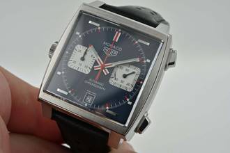Thumbnail von TAG Heuer Monaco Calibre 11 Chronograph Calibre 11 Blue CAW211P Steve Mc Queen