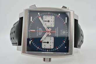Thumbnail von TAG Heuer Monaco Calibre 11 Chronograph Calibre 11 Blue CAW211P Steve Mc Queen