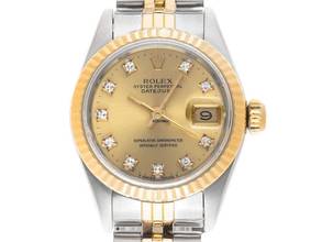 Thumbnail von Rolex Lady-Datejust Diamanten Ref.6917 Bj.1982 LC 100 Full Set sehr gut Vintage Datejust Lady Diamanten