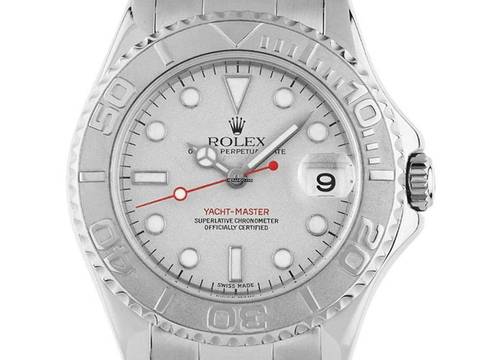 Rolex Yacht-Master Ref.168622 Bj.2005 Full Set sehr gut Vintage Yacht-Master Medium Stahl 950 Platin
