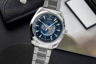 Thumbnail von Omega Seamaster Aqua Terra Dünya Saati 150M Dünya Saati Ref 220.10.43.22.03.001