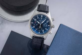 Thumbnail von IWC Fliegeruhr Chronograph Schaffhausen Fliegeruhr Chronograph Automatik Stahl Ref. IW371701