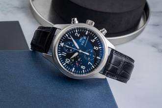 Thumbnail von IWC Fliegeruhr Chronograph Schaffhausen Fliegeruhr Chronograph Automatik Stahl Ref. IW371701